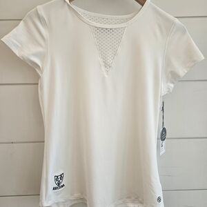 Women's White Sports Top
